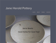 Tablet Screenshot of janeherold.com